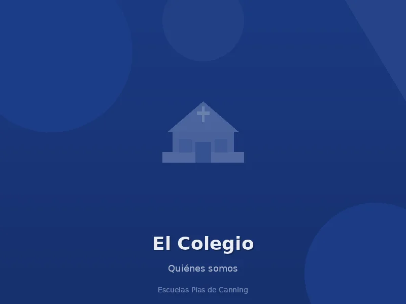 Frente del colegio Escuelas Pías de Canning